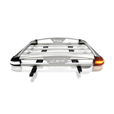 LC200 Aluminum Alloy Roof Luggage Holder Easy Installation For Camping Activities 28KG Load Capacity