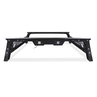 Powder Coated Truck Roll Bar Set For Toyota Hilux Vigo Isuzu DM - Mounting Hardware Included