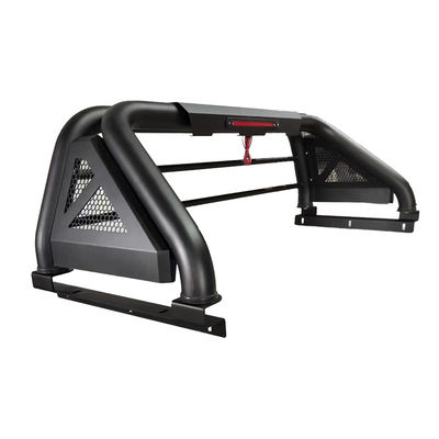 Powder Coated Steel Truck Roll Bar With Adjustable Tube For HILUX REVO