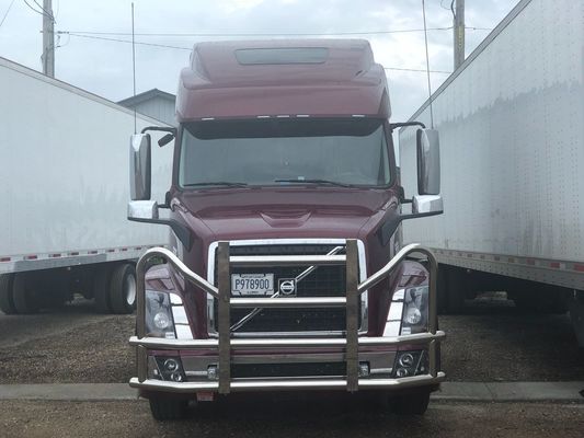 Factory Supply 304 Stainless Steel Bumper Deer Guard For Kenworth International Semi Truck