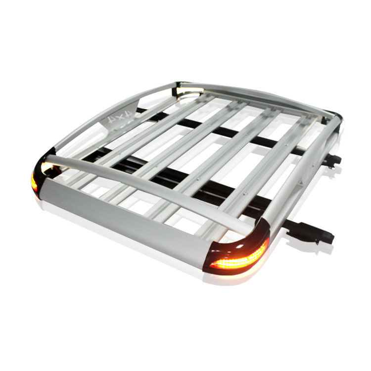LC200 Aluminum Alloy Roof Luggage Holder Easy Installation For Camping Activities 28KG Load Capacity