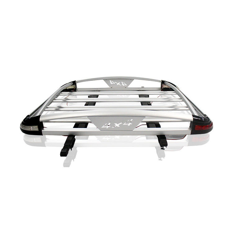 LC200 Aluminum Alloy Roof Luggage Holder Easy Installation For Camping Activities 28KG Load Capacity