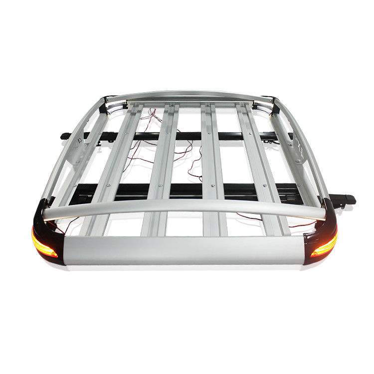 LC200 Aluminum Alloy Roof Luggage Holder Easy Installation For Camping Activities 28KG Load Capacity