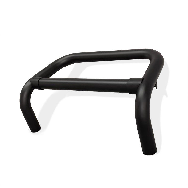 LED Spot Beam Stainless Steel Bumper Deer Guard With White Light Black Powder Coat Finish Steel