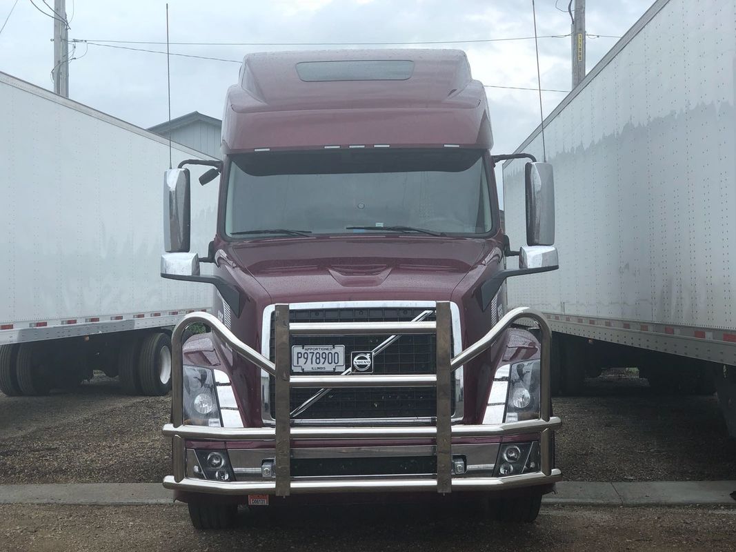 Factory Supply 304 Stainless Steel Bumper Deer Guard For Kenworth International Semi Truck