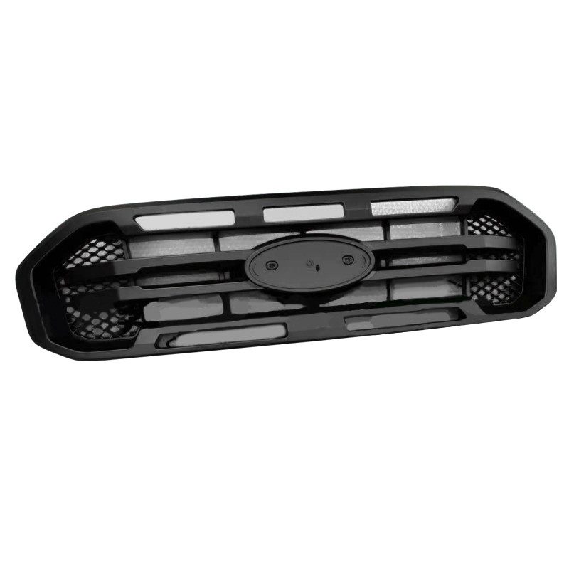 Customized Car Front Grill ABS Plastic Material Black Color