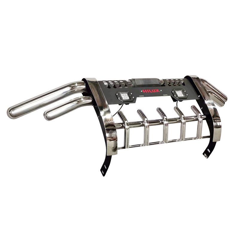 REVO New Double Tube Elegant With Fence Front Bar Double Tube With LED Light