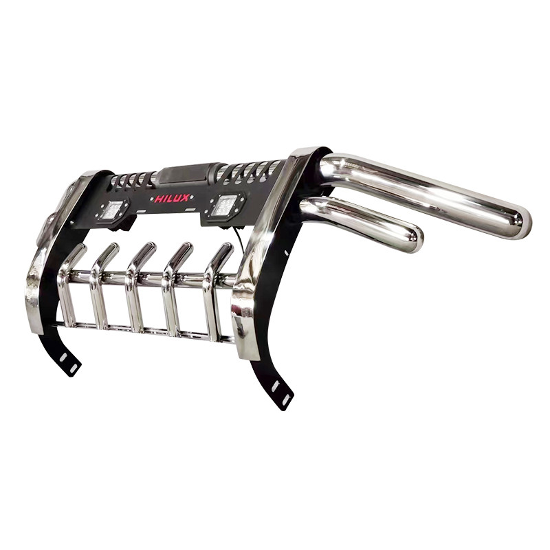 REVO New Double Tube Elegant With Fence Front Bar Double Tube With LED Light