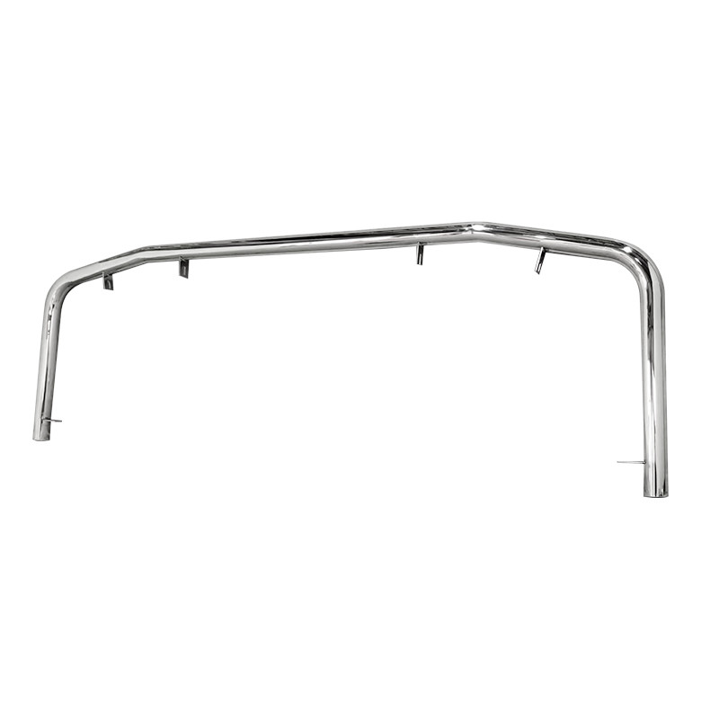Polished Rear Bumper Guard and Bull Bar Combo for Toyota Hilux Vigo FJ120 FJ150 Easy Installation