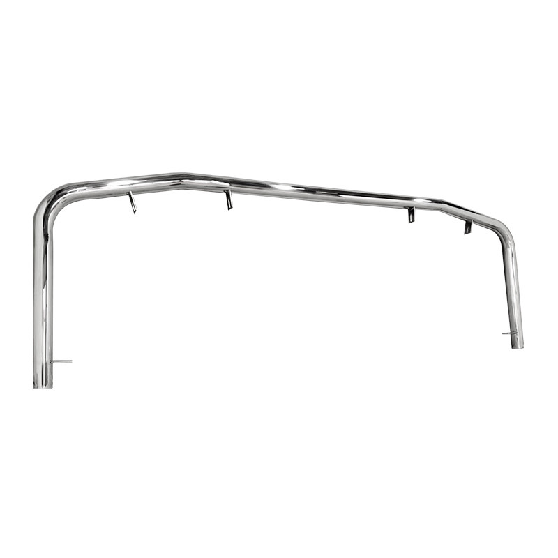 Polished Rear Bumper Guard and Bull Bar Combo for Toyota Hilux Vigo FJ120 FJ150 Easy Installation