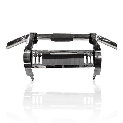 Novo Easy Car Frente parachoque dianteiro de aço inoxidável Barra de touro com luzes led para toyota Hilux Vigo Revo Rocco Nissan NP300 Navara Isuzu Mitsubishi Volkswagen Ford F150 Raptor Ranger