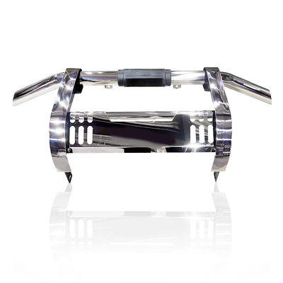 Novo Easy Car Frente parachoque dianteiro de aço inoxidável Barra de touro com luzes led para toyota Hilux Vigo Revo Rocco Nissan NP300 Navara Isuzu Mitsubishi Volkswagen Ford F150 Raptor Ranger