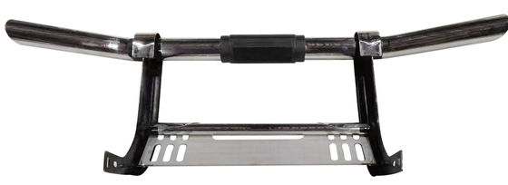 Novo Easy Car Frente parachoque dianteiro de aço inoxidável Barra de touro com luzes led para toyota Hilux Vigo Revo Rocco Nissan NP300 Navara Isuzu Mitsubishi Volkswagen Ford F150 Raptor Ranger