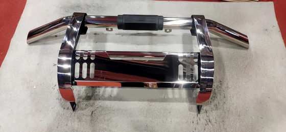 Novo Easy Car Frente parachoque dianteiro de aço inoxidável Barra de touro com luzes led para toyota Hilux Vigo Revo Rocco Nissan NP300 Navara Isuzu Mitsubishi Volkswagen Ford F150 Raptor Ranger