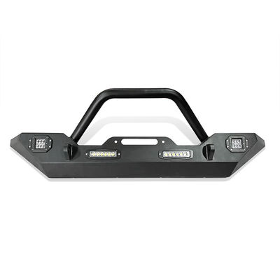 LED Truck Bull Bar Black Powder Coat Finish 12V Instalação de aço com funcionalidade de luz integrada
