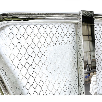 Fábrica Dongsui resistente de estilo europeu Semi Truck Bumper Guarda veado com malha Para VOLVO SCANIA BENZ MAN