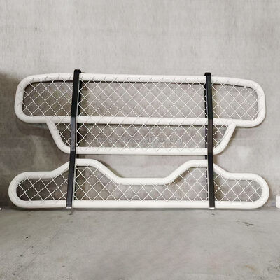 Tubo quadrado de três camadas 304 de aço inoxidável de caminhão Deer Guard Front Bumper Personalizável para caminhões grandes