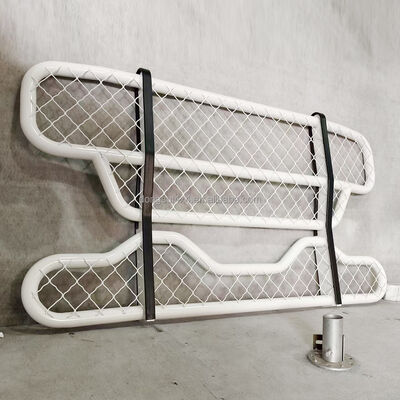 Tubo quadrado de três camadas 304 de aço inoxidável de caminhão Deer Guard Front Bumper Personalizável para caminhões grandes