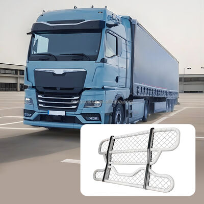 304 aço inoxidável Tubos redondos de duas camadas Guarda-costas dianteira de veado com dimensões personalizáveis para camiões For Volvo