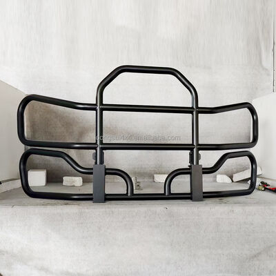 304 aço inoxidável tubo redondo de três camadas protetor de veado de pára-choque frontal com dimensões personalizáveis