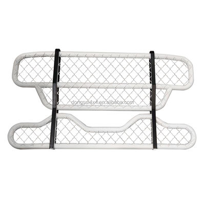 304 aço inoxidável Tubos redondos de duas camadas Proteção frontal de veado de pára-choque com dimensões personalizáveis para caminhões grandes