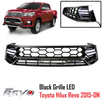 Peso leve preto da grade 3kg do amortecedor dianteiro da grade da parte dianteira do carro para Hilux Revo