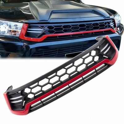 Peso leve preto da grade 3kg do amortecedor dianteiro da grade da parte dianteira do carro para Hilux Revo