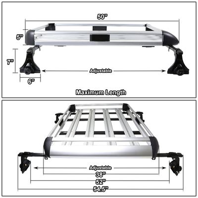 Taxa Universal de Alumínio para Roof Rack