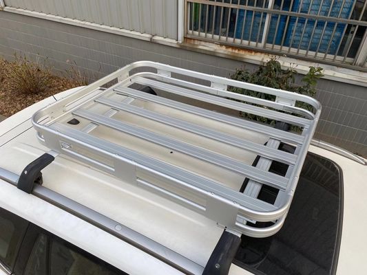Portador de alumínio de grande resistência da parte superior do carro, grade de tejadilho da mala de viagem para Hilux Dmax NP300