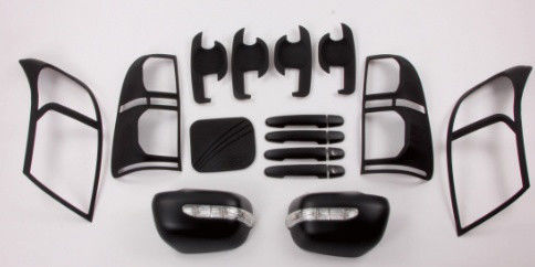 Acessórios do jogo 4X4 de Chrome do carro de Toyota Hilux Vigo 2005+ 2012+ 0,02 CBM