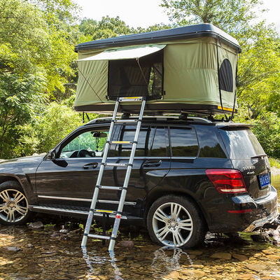 Automóvel feito sob encomenda Shell Car Roof Tent dura de Suv do recolhimento de Logo Color 4x4 4wd