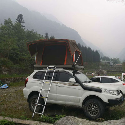 Aventura de acampamento exterior do campista de alumínio do telhado do carro para a picareta acima