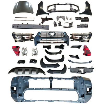 Jogo plástico do corpo do restauro do ABS da luz do carro de Wholesale Nudge Bar do fabricante do OEM para Toyota Hilux Revo Rocco 2021