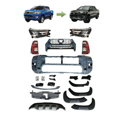 Jogo plástico do corpo do restauro do ABS da luz do carro de Wholesale Nudge Bar do fabricante do OEM para Toyota Hilux Revo Rocco 2021