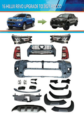 Jogo plástico do corpo do restauro do ABS da luz do carro de Wholesale Nudge Bar do fabricante do OEM para Toyota Hilux Revo Rocco 2021