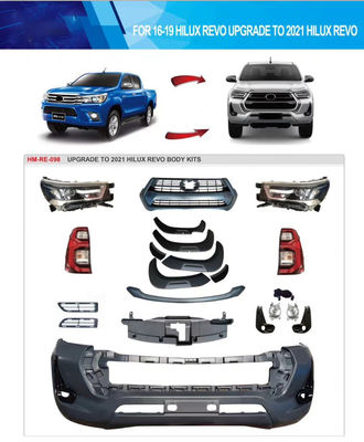 Jogo plástico do corpo do restauro do ABS da luz do carro de Wholesale Nudge Bar do fabricante do OEM para Toyota Hilux Revo Rocco 2021