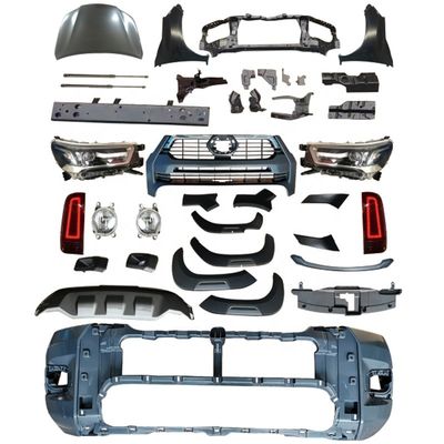 Elevação de Front Rear Bumper Car Body Kit For Toyota Hilux Vigo 05-14 a Rocco 2021
