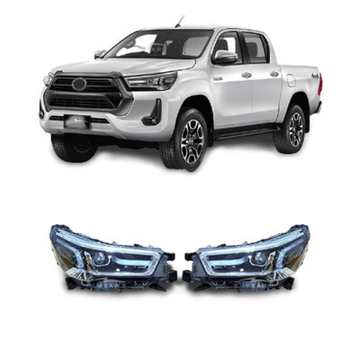 Luz plástica do carro do farol do diodo emissor de luz do ABS de Wholesale 4X4 do fabricante para Toyota Hilux Revo Rocco 2020 2021