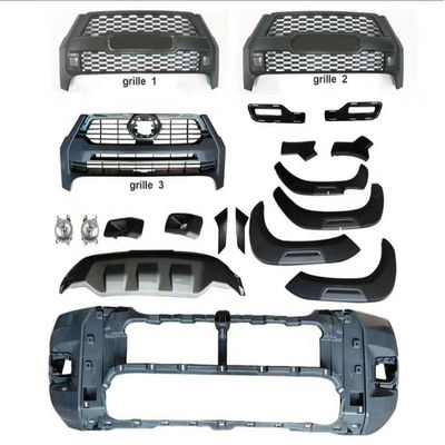 Para-choque dianteiro de carro preto Rocco 2020 2021 Facelift Kit de carroceria