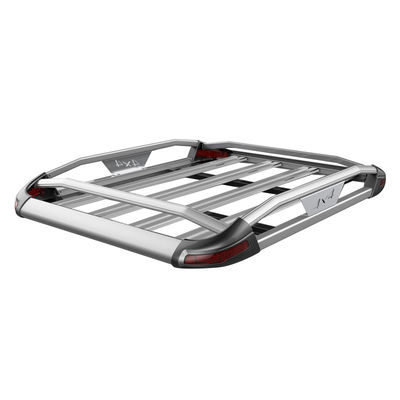 Acessórios do recolhimento da cesta 4x4 da grade de tejadilho do carro da fonte da fábrica de Dongsui com luz conduzida
