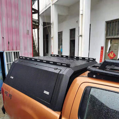 tampa dura de aço do Tonneau do preto 4x4 para Toyota Hilux Ford Ranger F150 BT50 Dmax