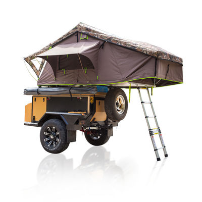 Carro de acampamento de alumínio Shell Rooftop Roof Top Tent macia da pessoa 4x4 4 impermeável com sala do anexo