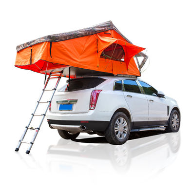 Telhado Shell Vehicle Roof Tent macia do toldo do lado do carro de 4 pessoas