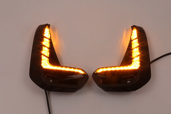 Luz amarela branca da luz DRL da cauda do farol de Toyota Hilux Revo