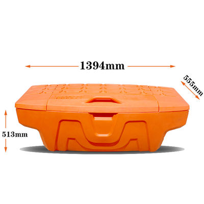 única caixa de ferramentas plástica do armazenamento da cama do camionete do prolongamento da cama de caminhão da porta 4x4