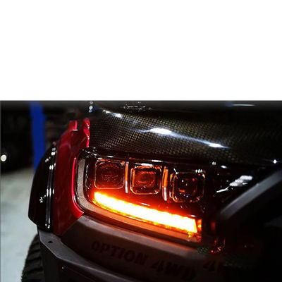 6000K 3 Len Projetor Headlight Tail Light para Ford Ranger T7 T8