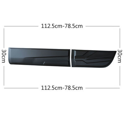 Extensor de cama de caminhão ABS de plástico preto fosco para Mitsubishi Triton L200 2019 2020