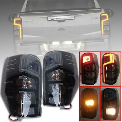 Luzes completas da cauda do diodo emissor de luz do ABS para Mitsubishi Triton L200 2019 2020 2021