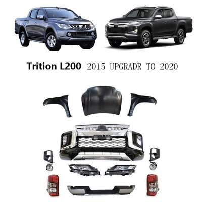 O costume pegara a elevação de Front Bumper Grill Facelift Body Kit For Mitsubishi Triton 2012-2019 do carro a 2020