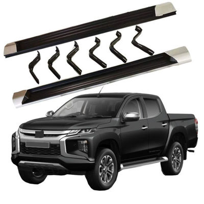 Etapa lateral do carro de alumínio preto da placa de corrida para Mitsubishi Triton L200